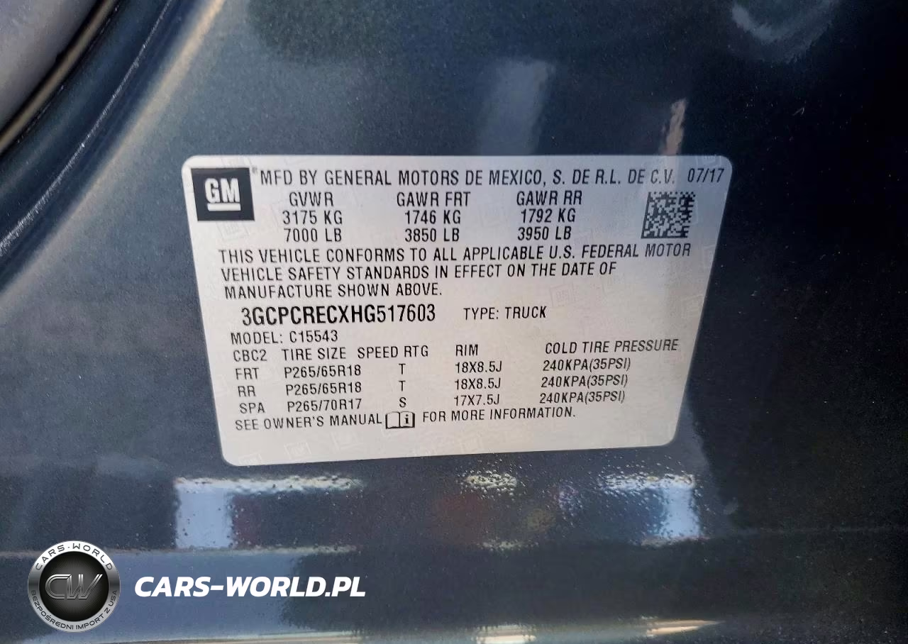 2017 Chevrolet Silverado C1500 Lt VIN:3GCPCRECXHG517603 - 12