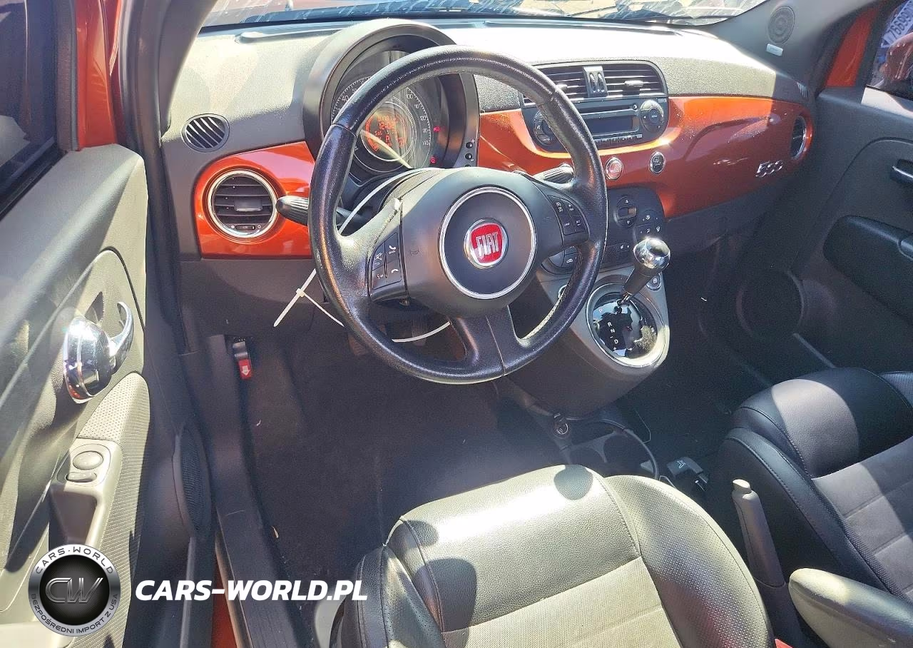 2012 Fiat 500 Sport VIN:3C3CFFBR2CT270496 - 8