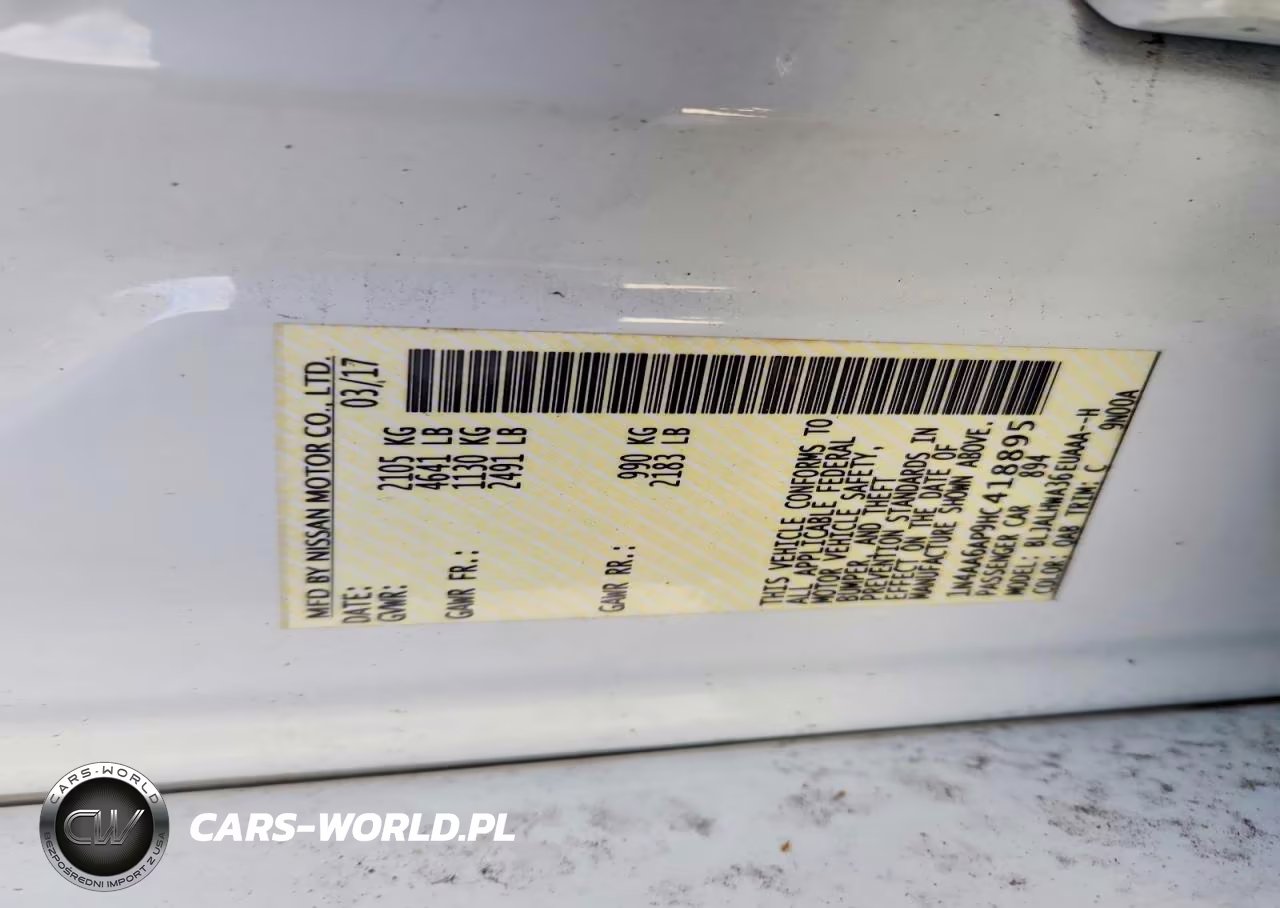 2017 Nissan Maxima Platinum VIN:1N4AA6AP9HC418895 - 13