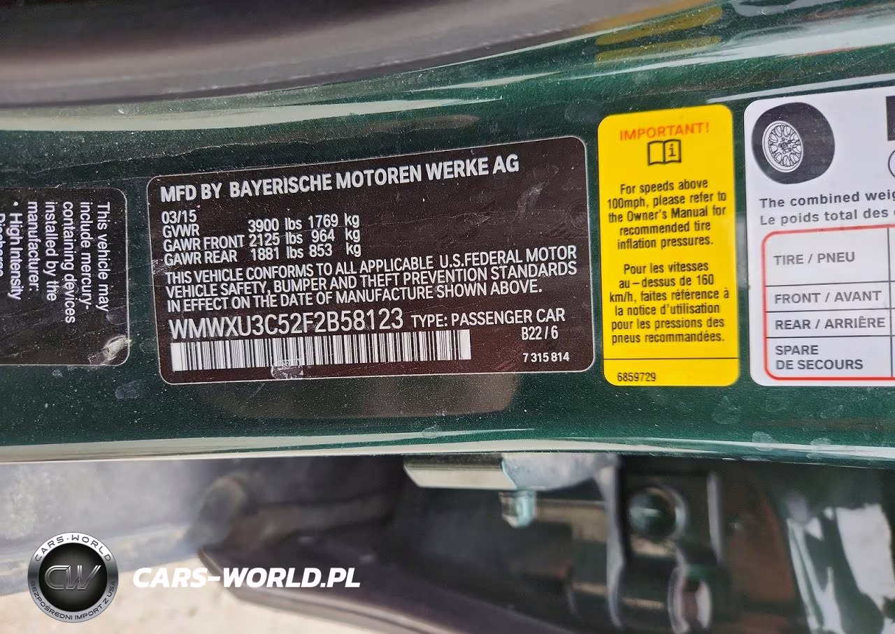 2015 Mini Cooper S VIN:WMWXU3C52F2B58123 - 12