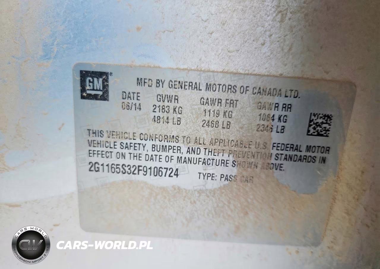 2015 Chevrolet Impala Ltz VIN:2G1165S32F9106724 - 12