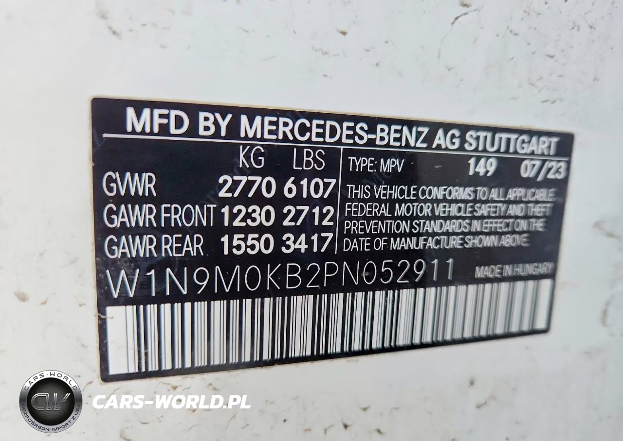 2023 Mercedes-Benz Eqb 300 4Matic VIN:W1N9M0KB2PN052911 - 14