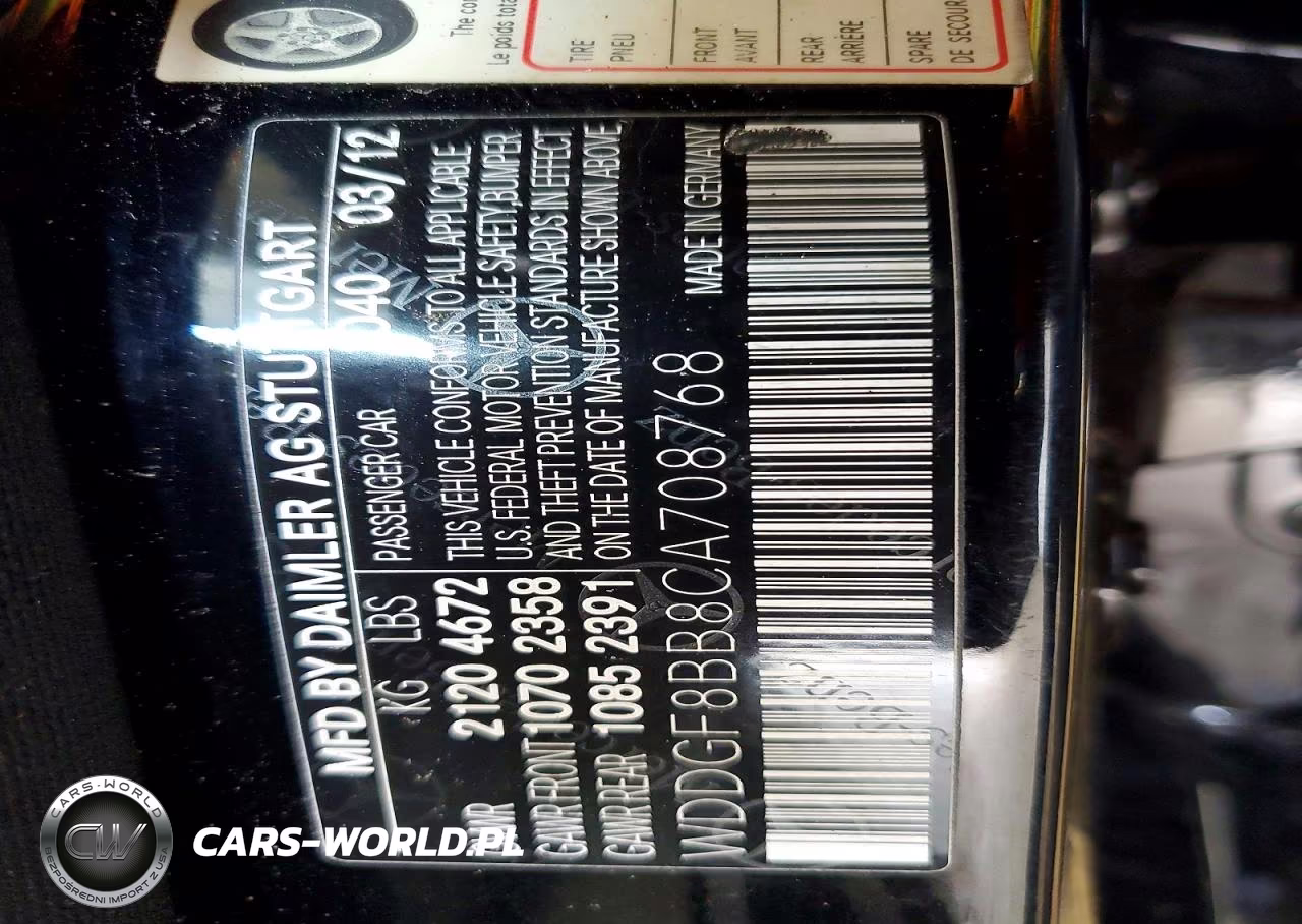 2012 Mercedes-Benz C 300 4Matic VIN:WDDGF8BB8CA708768 - 12