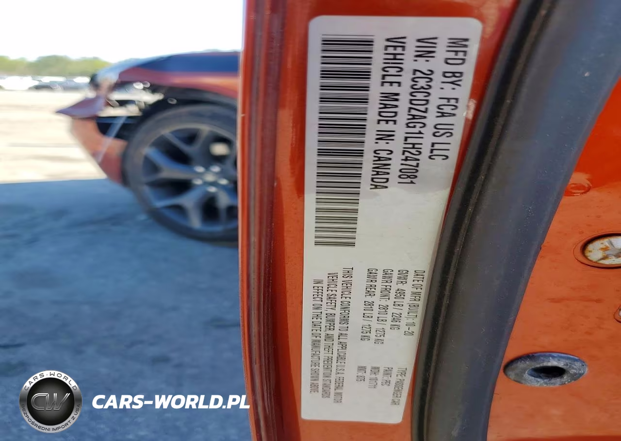 2020 Dodge Challenger Sxt VIN:2C3CDZAG1LH247081 - 12