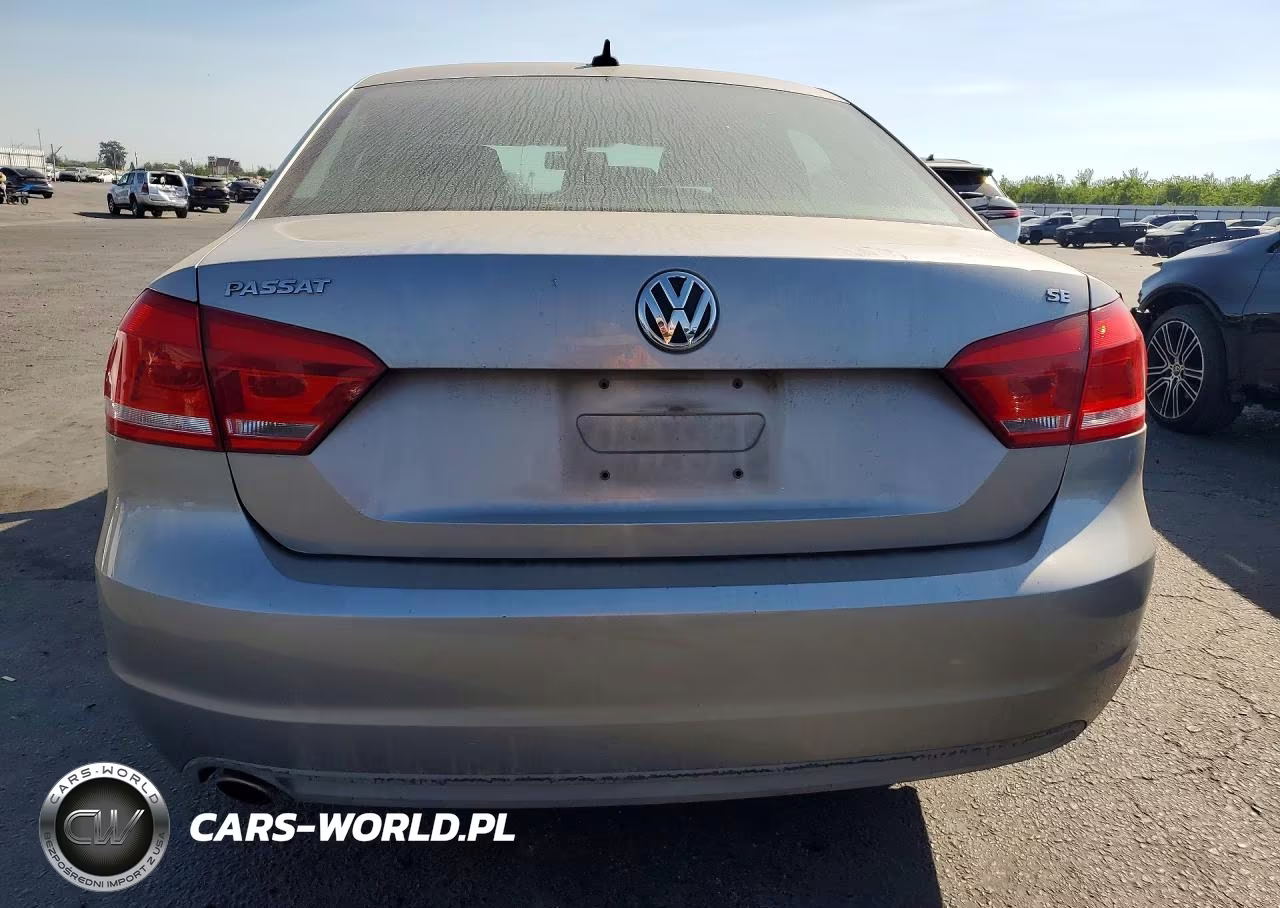 2012 Volkswagen Passat Se VIN:1VWBP7A38CC077690 - 6
