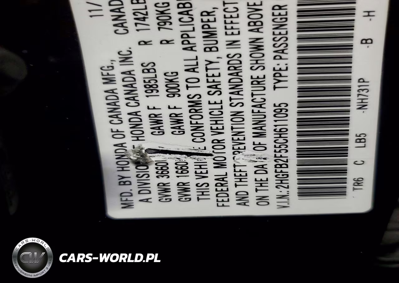 2012 Honda Civic Lx VIN:2HGFB2F55CH611095 - 14