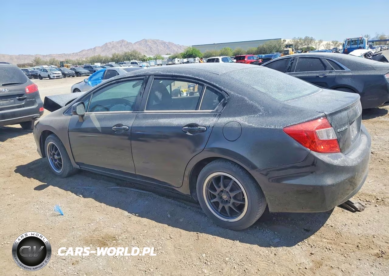 2012 Honda Civic Lx VIN:2HGFB2F55CH611095 - 2