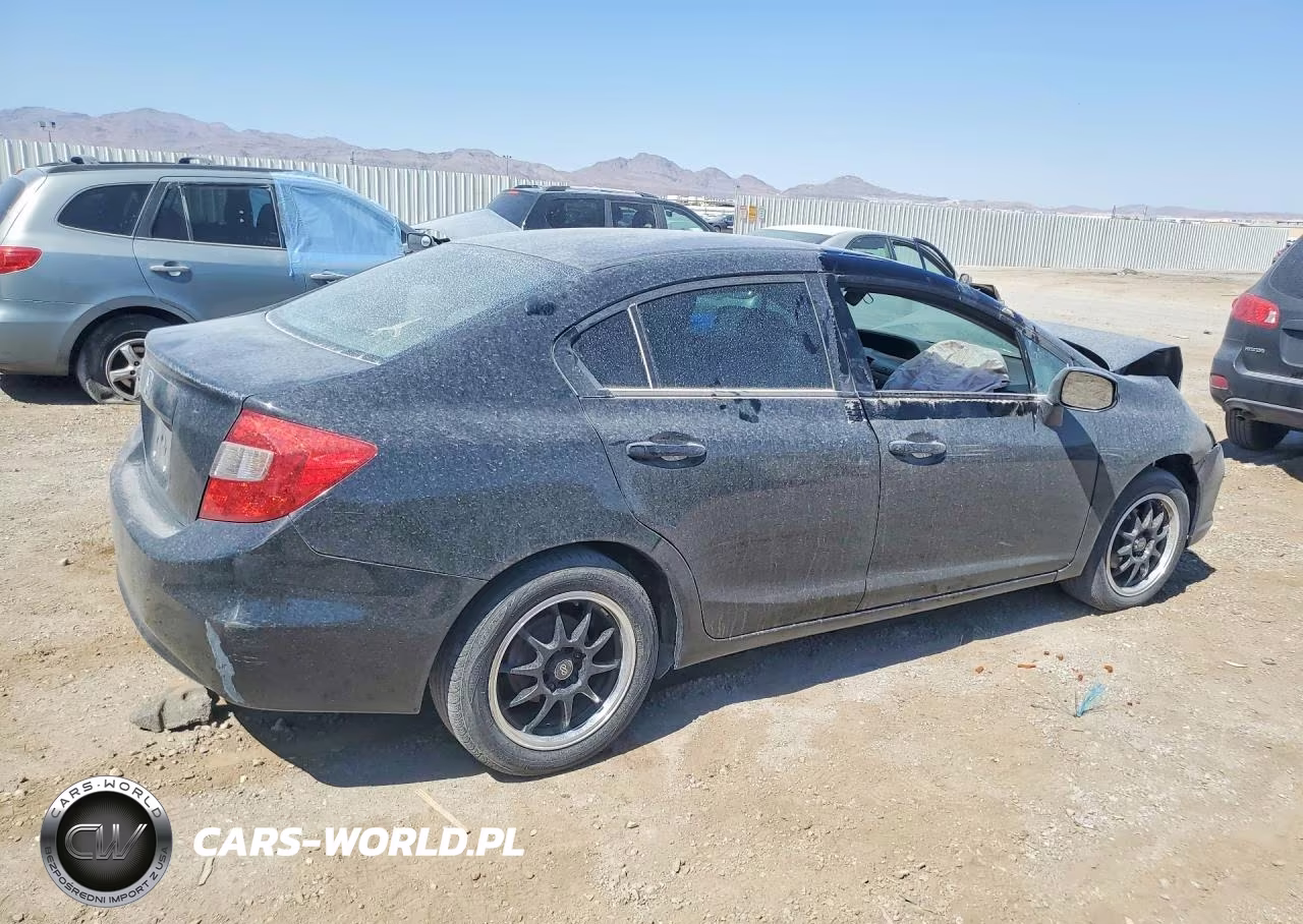 2012 Honda Civic Lx VIN:2HGFB2F55CH611095 - 3