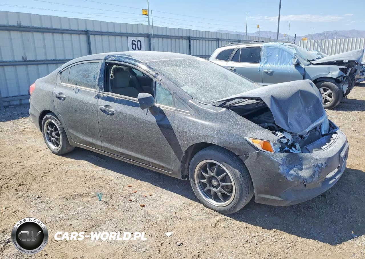 2012 Honda Civic Lx VIN:2HGFB2F55CH611095 - 4