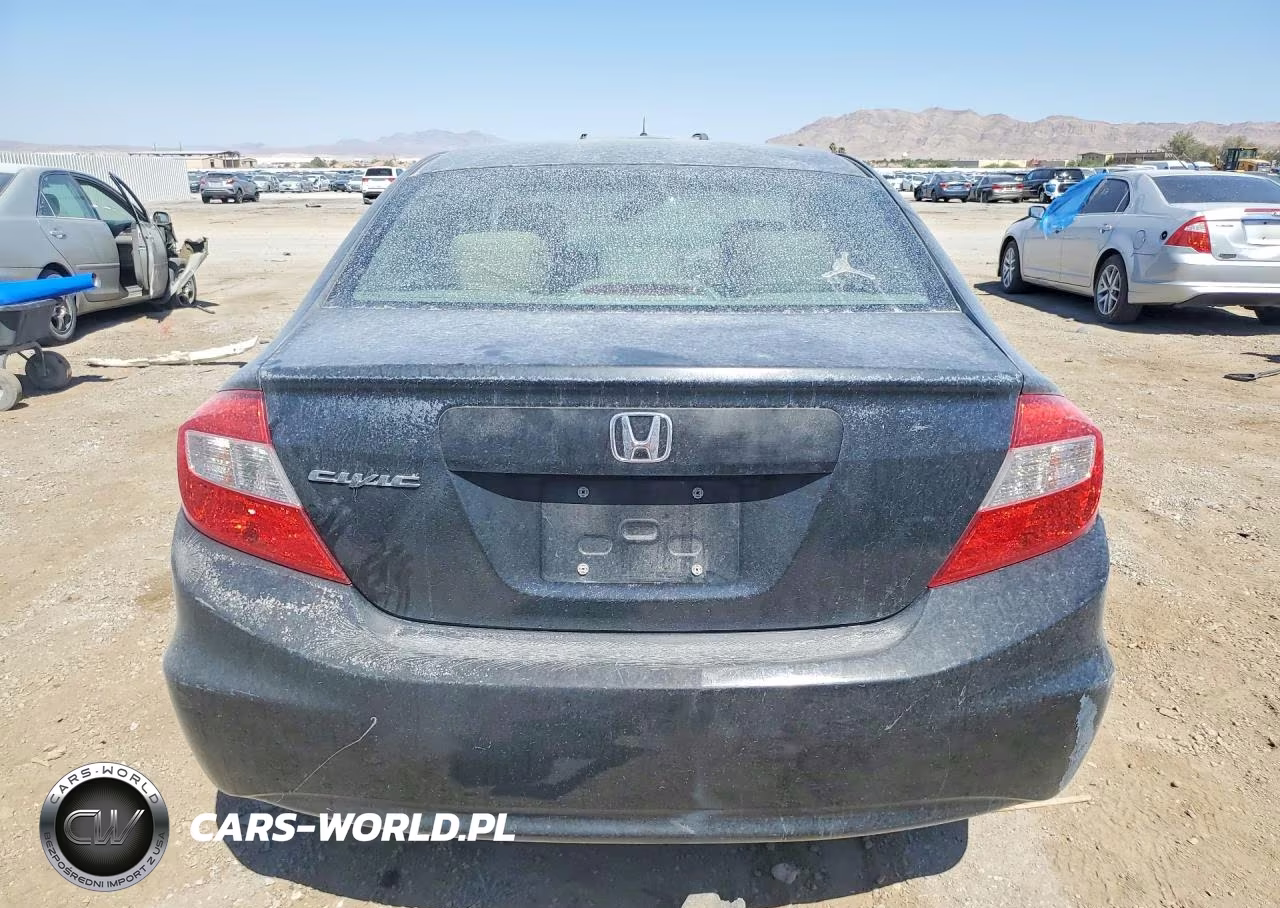 2012 Honda Civic Lx VIN:2HGFB2F55CH611095 - 6
