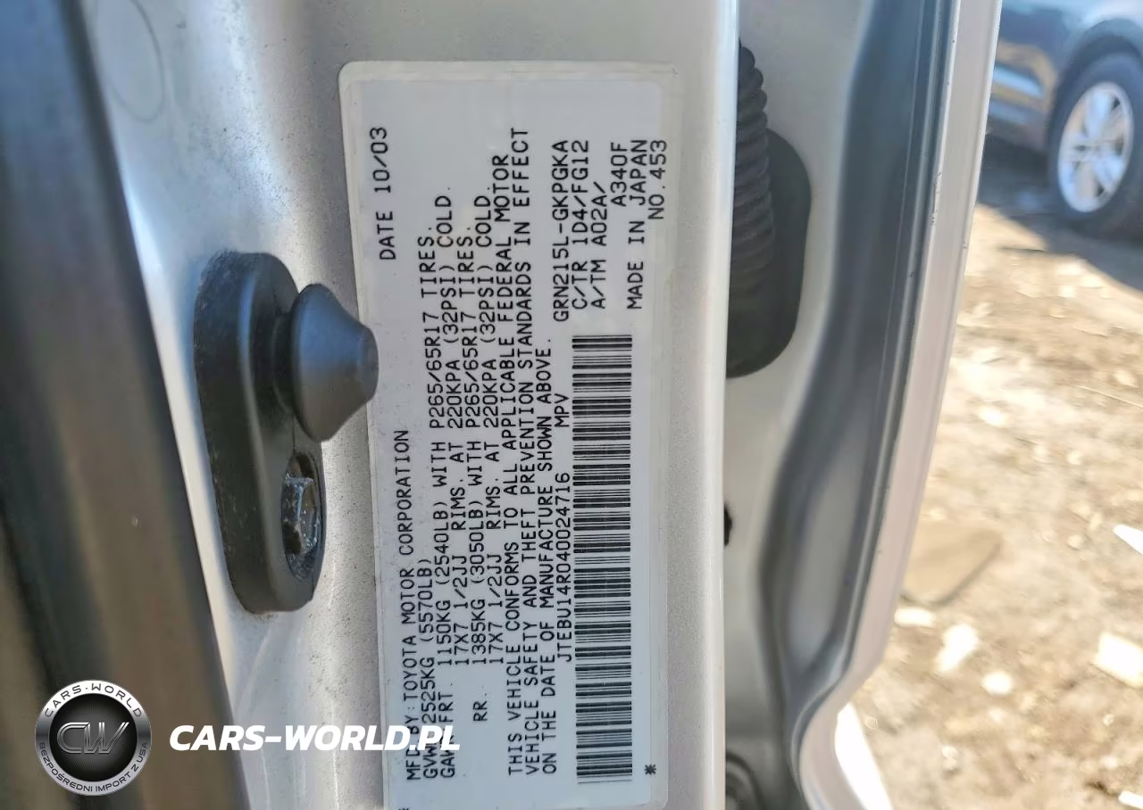 2004 Toyota 4Runner Sr5 VIN:JTEBU14R040024716 - 12