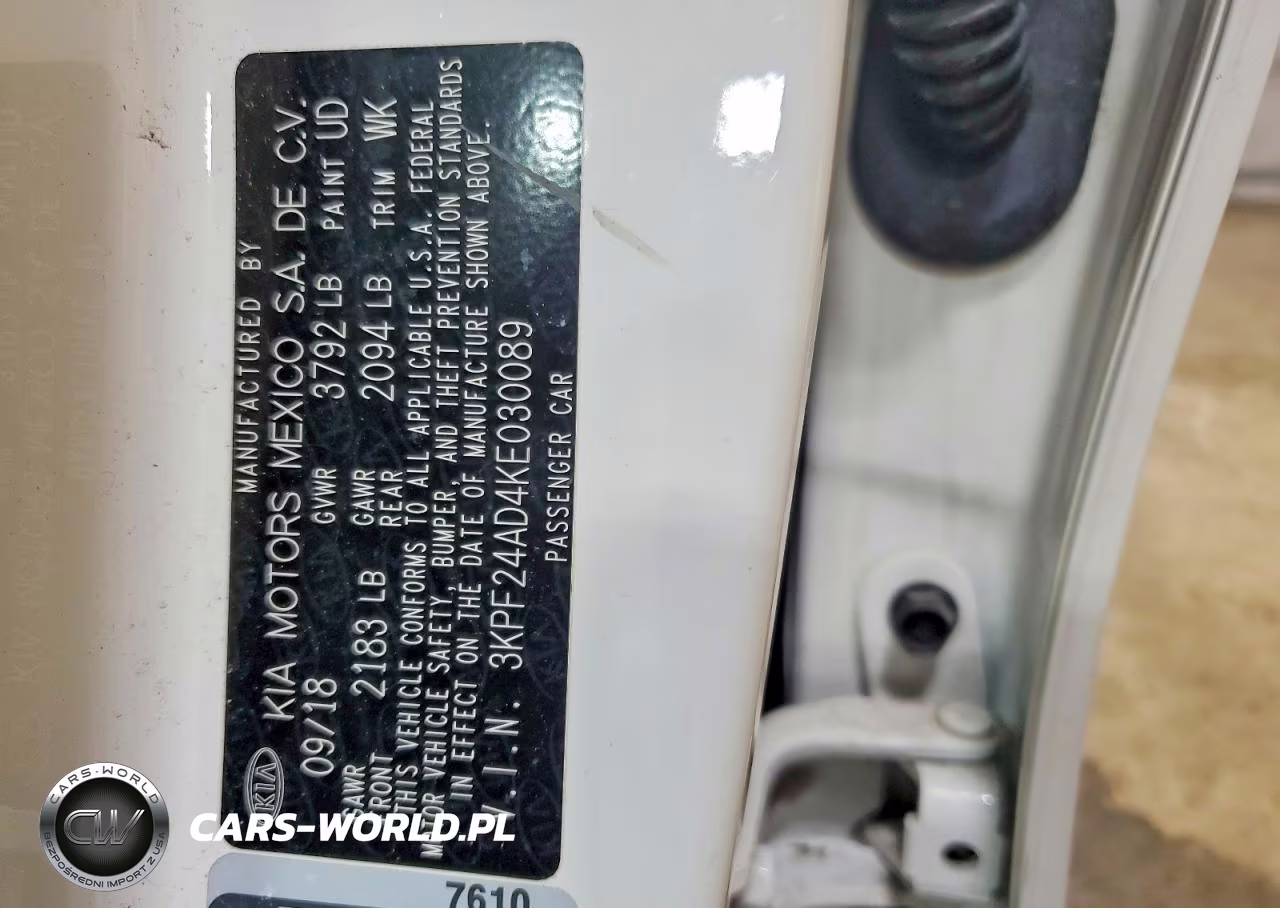 2019 Kia Forte Lxs VIN:3KPF24AD4KE030089 - 13