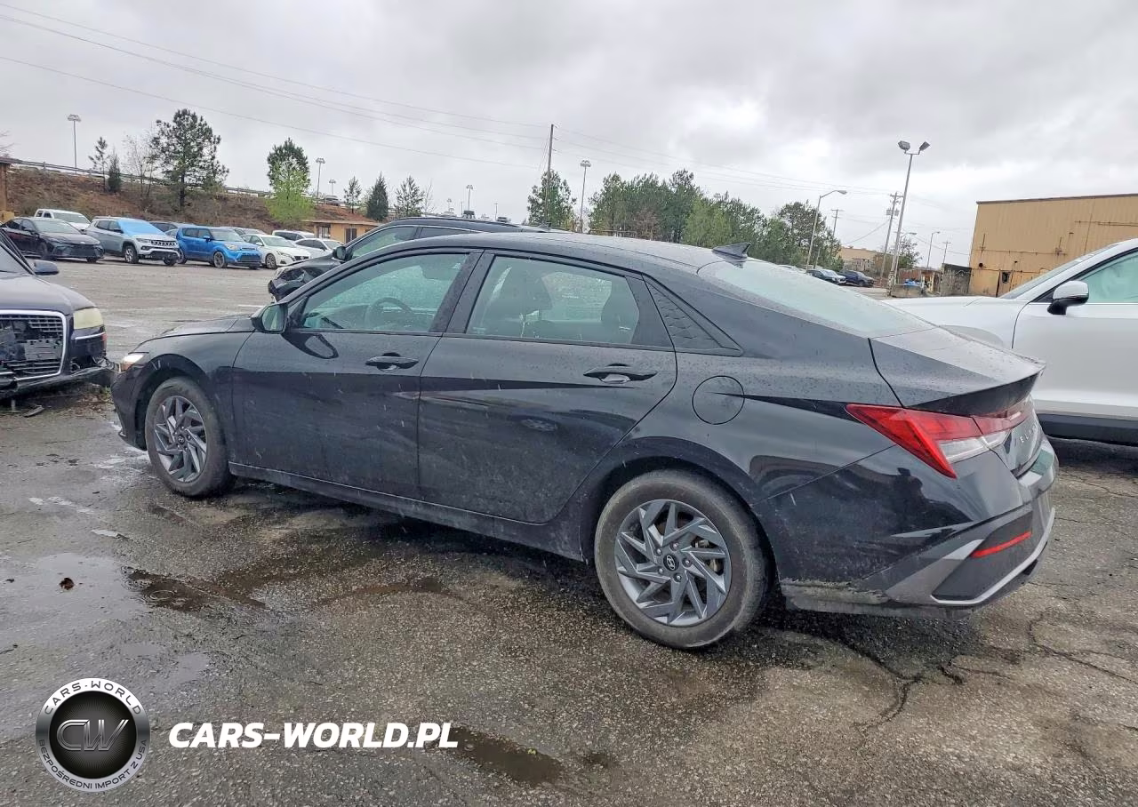 2024 Hyundai Elantra Hybrid Blue VIN:KMHLM4DJ7RU102411 - 2