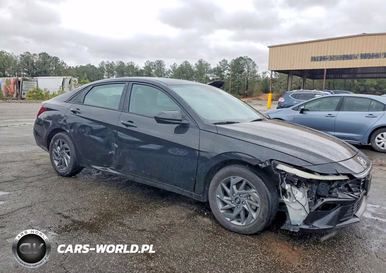 2024 Hyundai Elantra Hybrid Blue VIN:KMHLM4DJ7RU102411 - 4