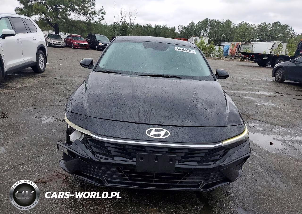 2024 Hyundai Elantra Hybrid Blue VIN:KMHLM4DJ7RU102411 - 5