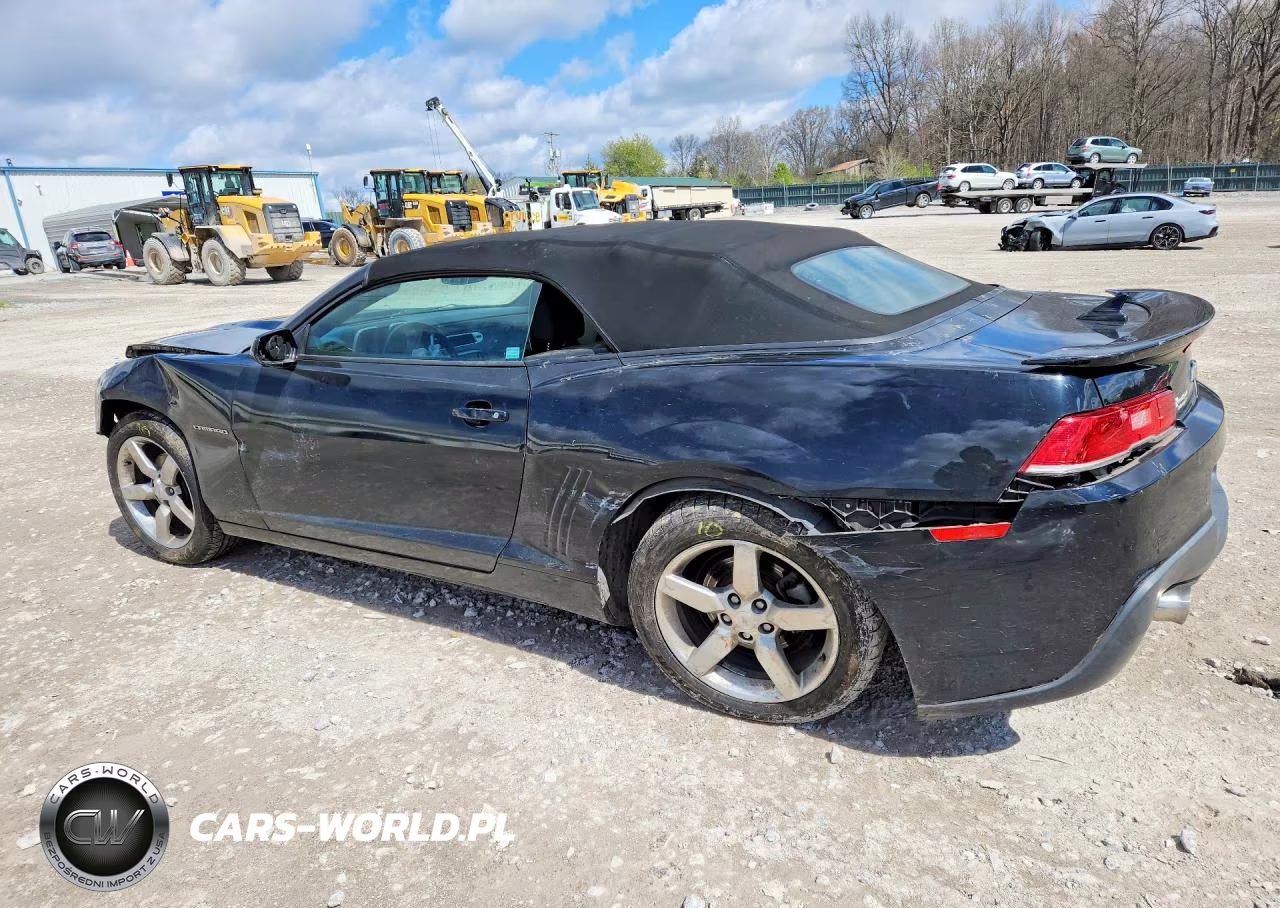 2015 Chevrolet Camaro Lt VIN:2G1FD3D34F9174438 - 2