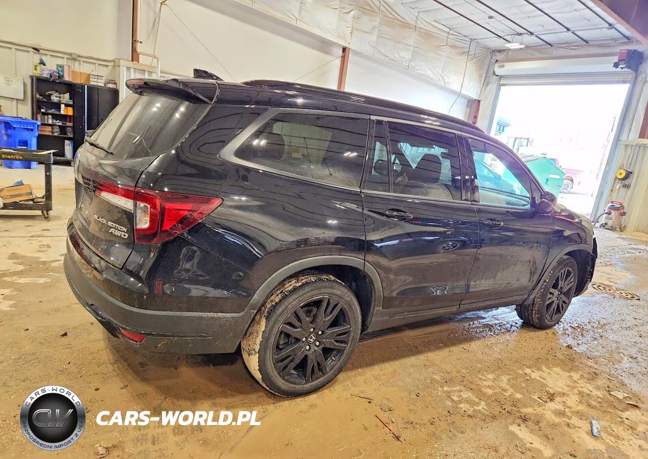 2020 Honda Pilot Black VIN:5FNYF6H78LB056831 - 3