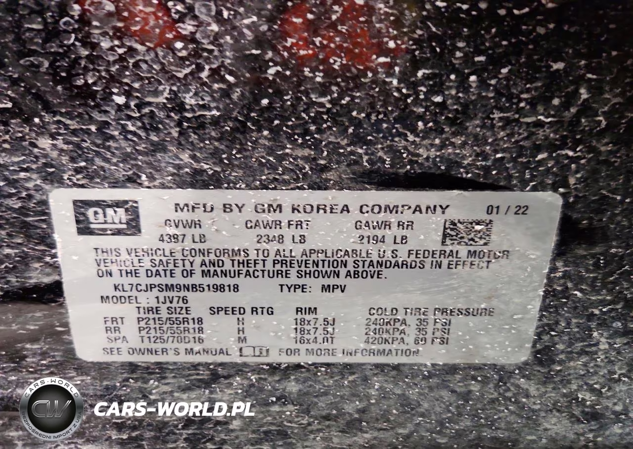 2022 Chevrolet Trax 1Lt VIN:KL7CJPSM9NB519818 - 13
