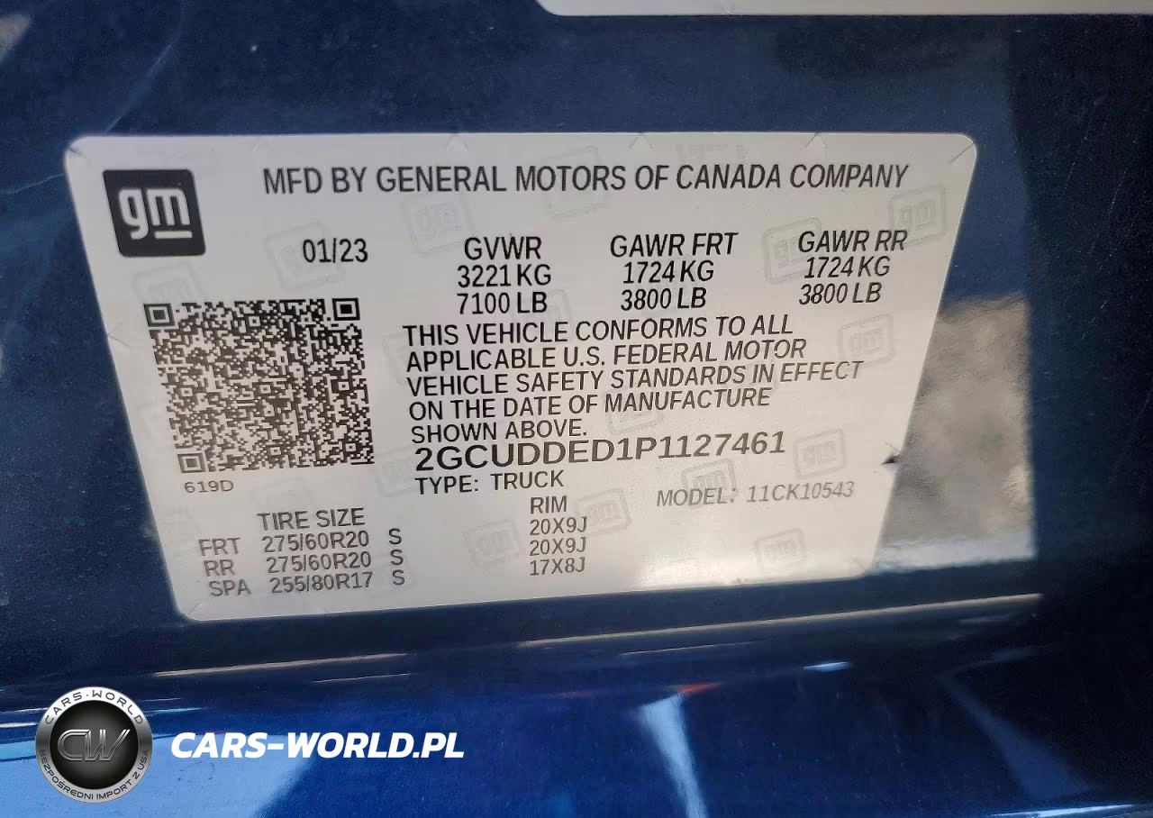 2023 Chevrolet Silverado K1500 Lt VIN:2GCUDDED1P1127461 - 13