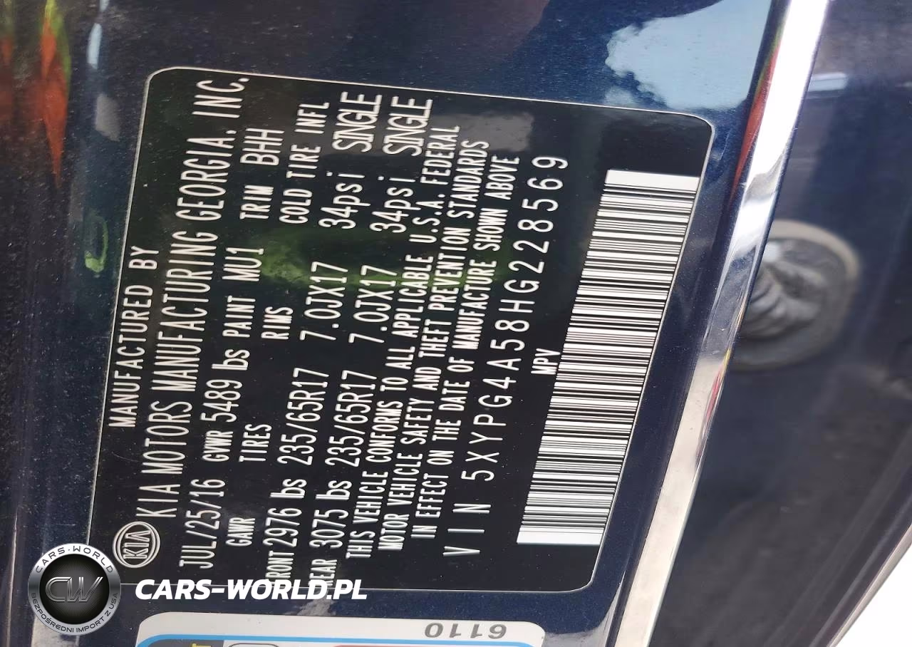 2017 Kia Sorento Lx V6 VIN:5XYPG4A58HG228569 - 12