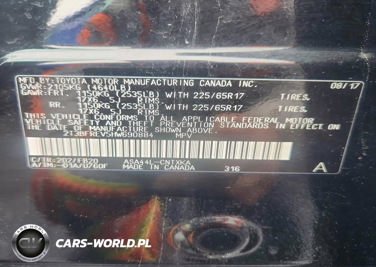 2017 Toyota Rav4 Le VIN:2T3BFREV5HW690884 - 13