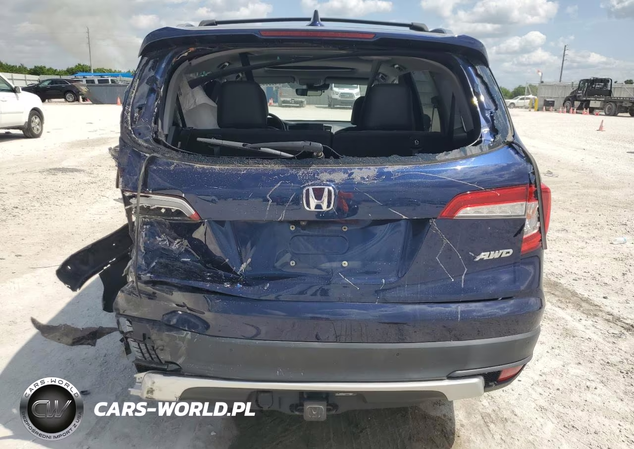 2019 Honda Pilot Exl VIN:5FNYF6H76KB500304 - 6