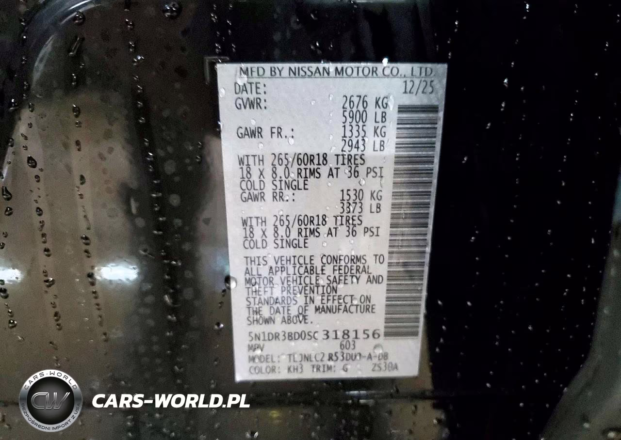 2025 Nissan Pathfinder Rock Creek VIN:5N1DR3BD0SC318156 - 13
