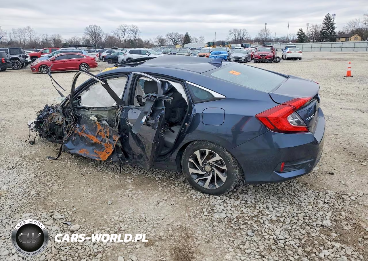 2017 Honda Civic Ex VIN:19XFC2F76HE051507 - 2