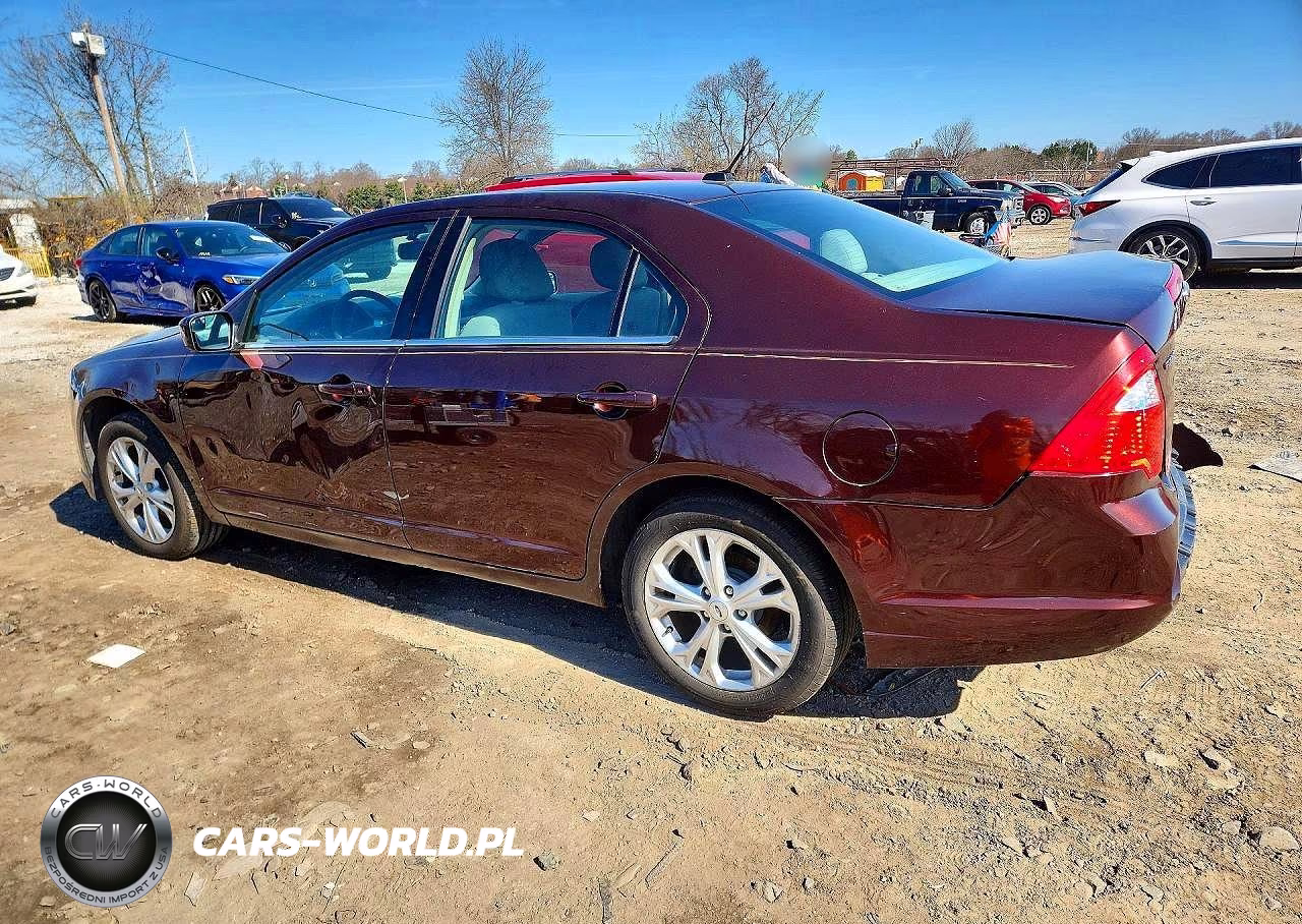 2012 Ford Fusion Se VIN:3FAHP0HA2CR140489 - 2
