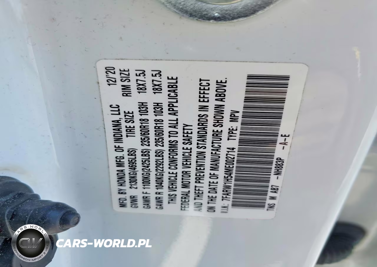 2021 Honda Cr-V Ex VIN:7FARW1H54ME002714 - 12