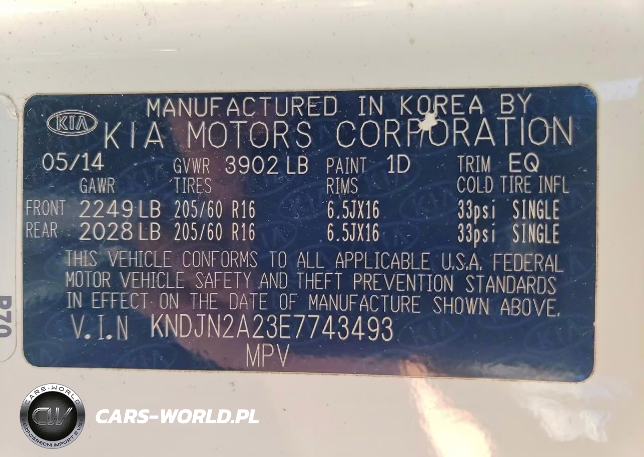 2014 Kia Soul Base VIN:KNDJN2A23E7743493 - 13
