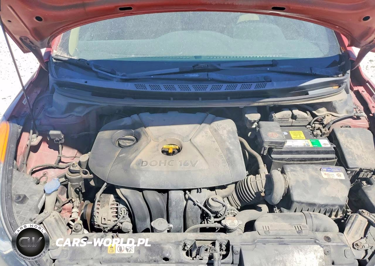 2013 Hyundai Elantra Gls VIN:KMHDH4AE5DU788196 - 11