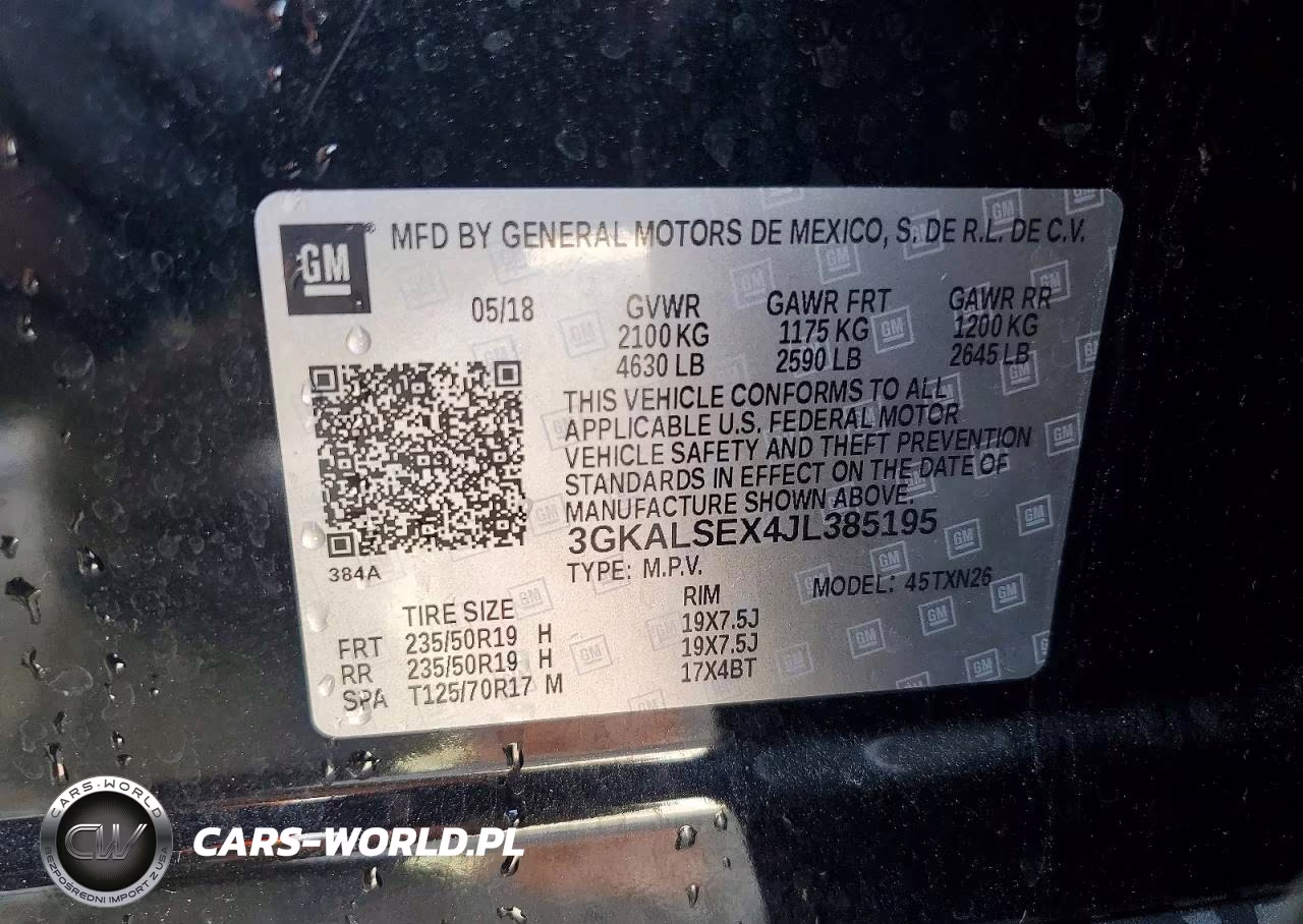 2018 GMC Terrain Denali VIN:3GKALSEX4JL385195 - 13