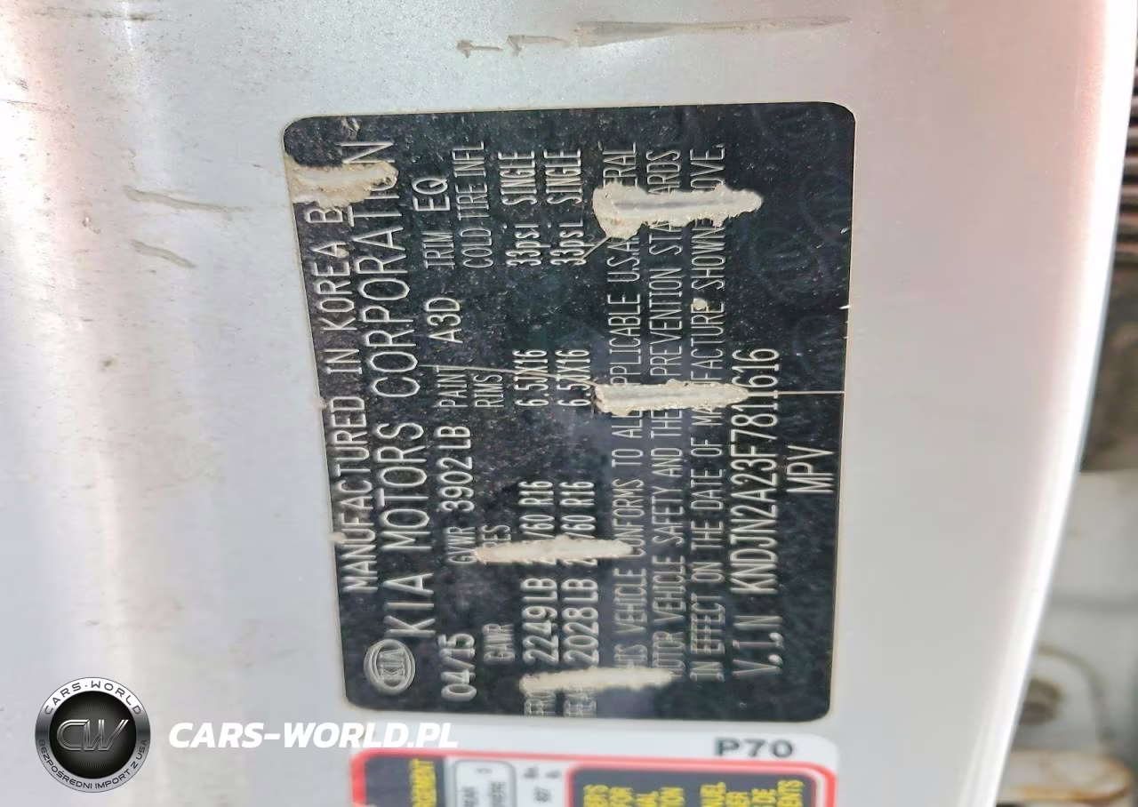 2015 Kia Soul Base VIN:KNDJN2A23F7811616 - 13