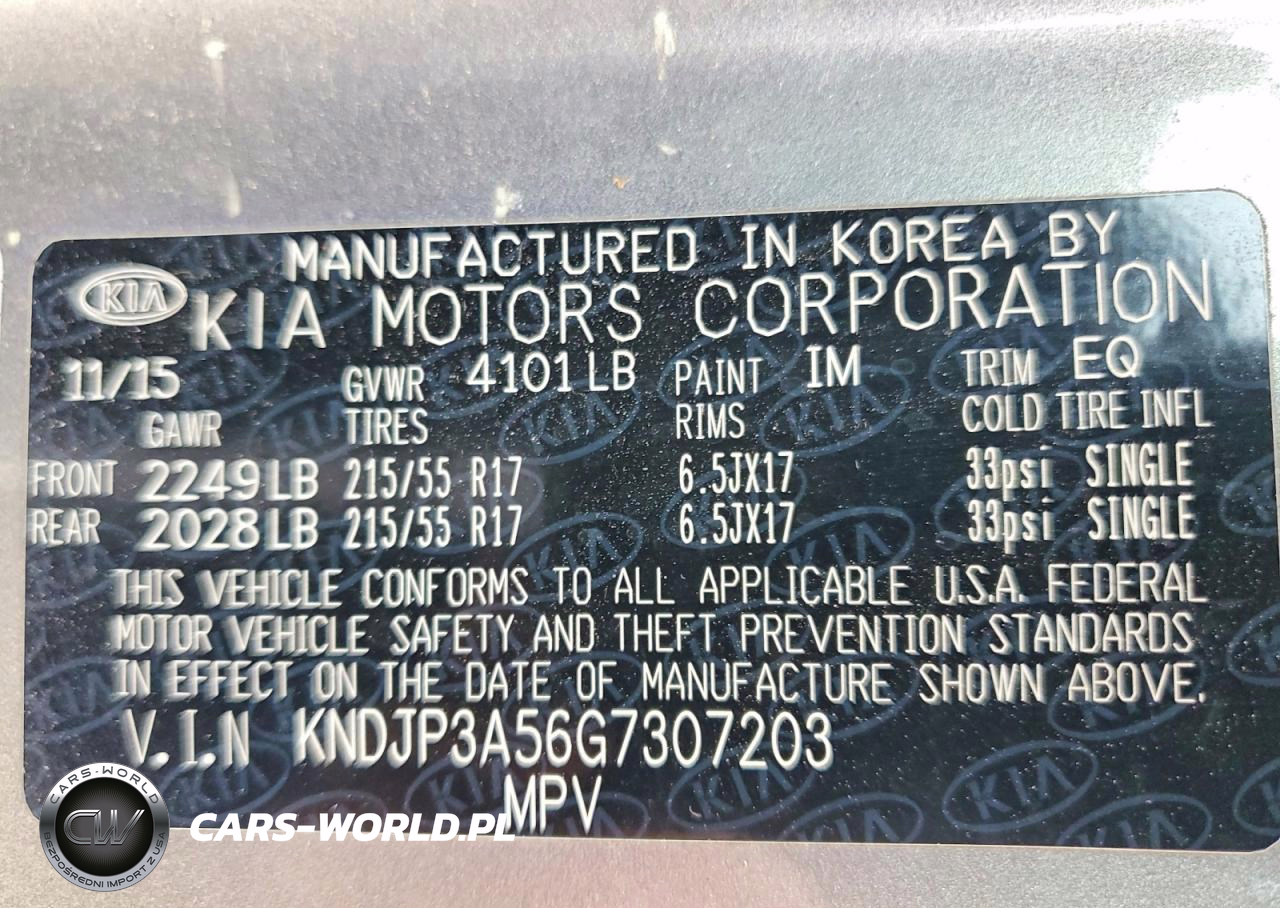 2016 Kia Soul + VIN:KNDJP3A56G7307203 - 12