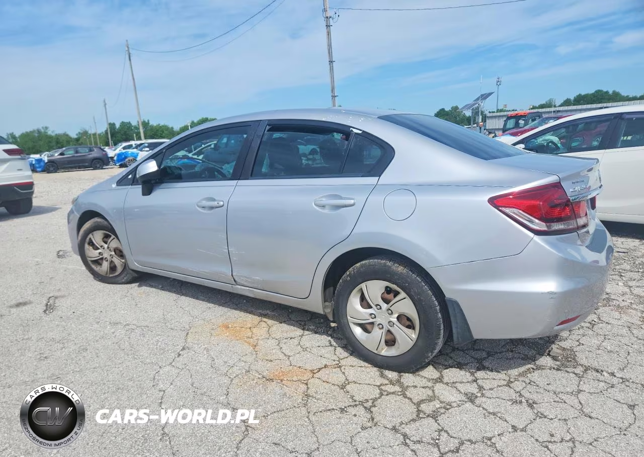 2013 Honda Civic Lx VIN:2HGFB2F57DH566324 - 2