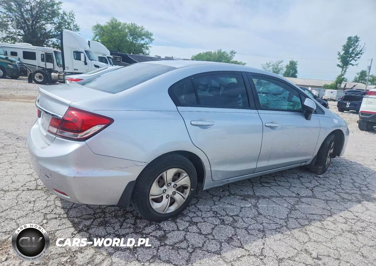 2013 Honda Civic Lx VIN:2HGFB2F57DH566324 - 3