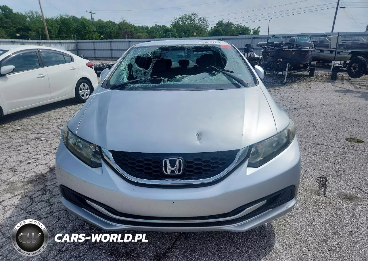 2013 Honda Civic Lx VIN:2HGFB2F57DH566324 - 5