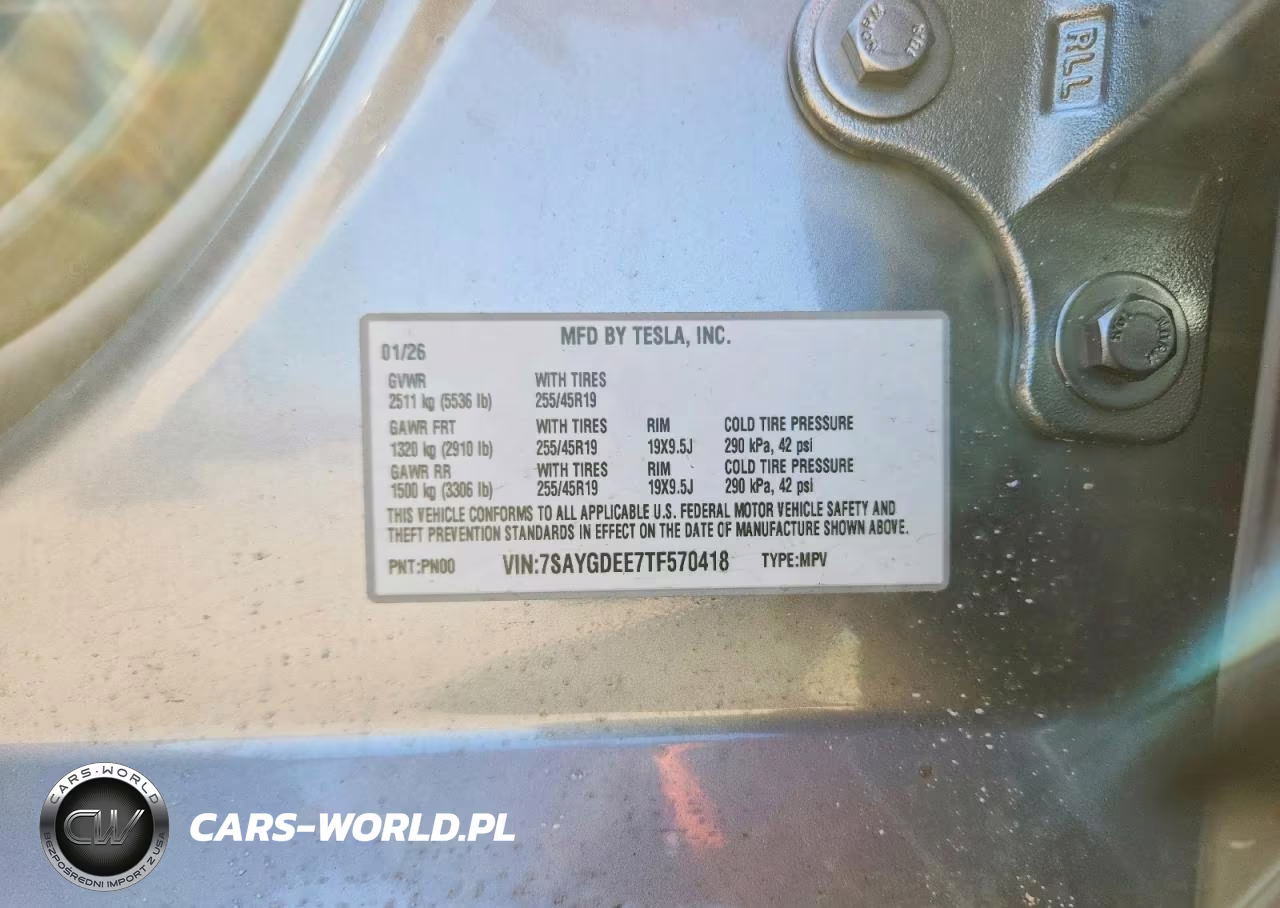 2026 Tesla Model Y VIN:7SAYGDEE7TF570418 - 13