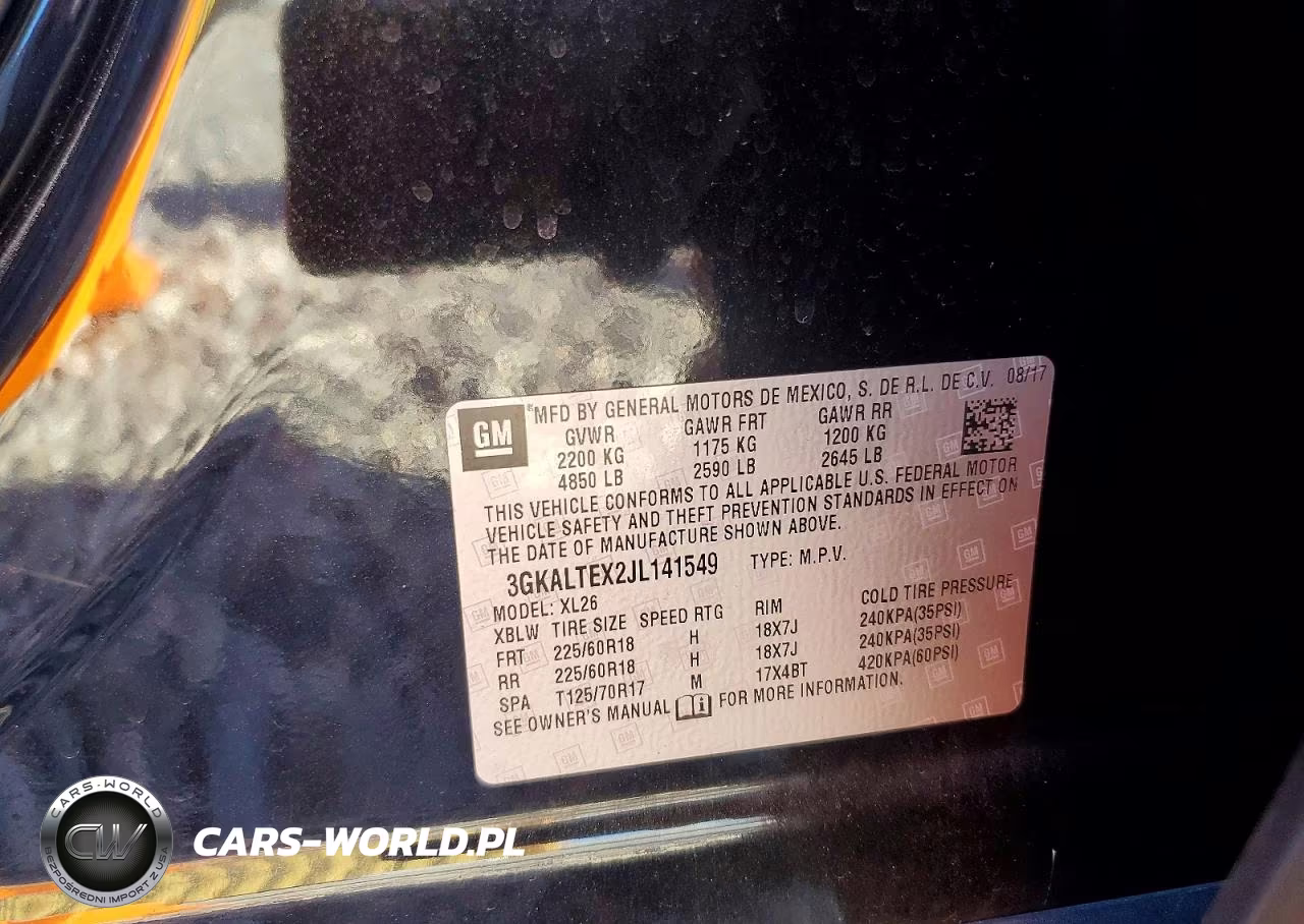 2018 GMC Terrain Sle VIN:3GKALTEX2JL141549 - 13