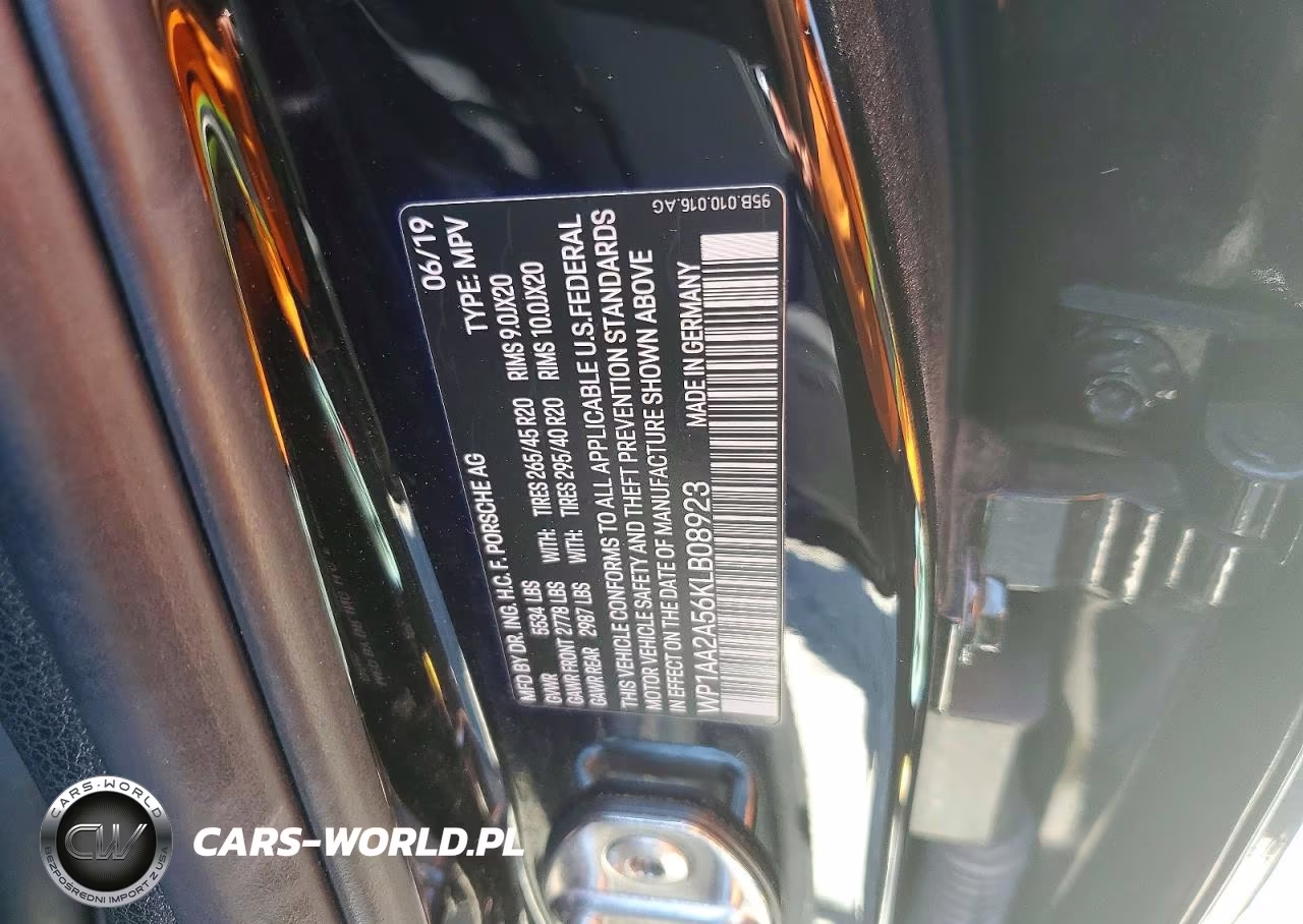 2019 Porsche Macan VIN:WP1AA2A56KLB08923 - 13