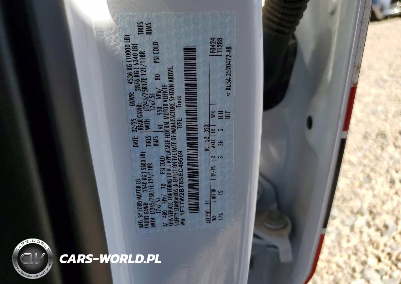 2025 Ford F250 Super Duty Flatbed Truck VIN:1FT7W2BT8SEC49569 - 12