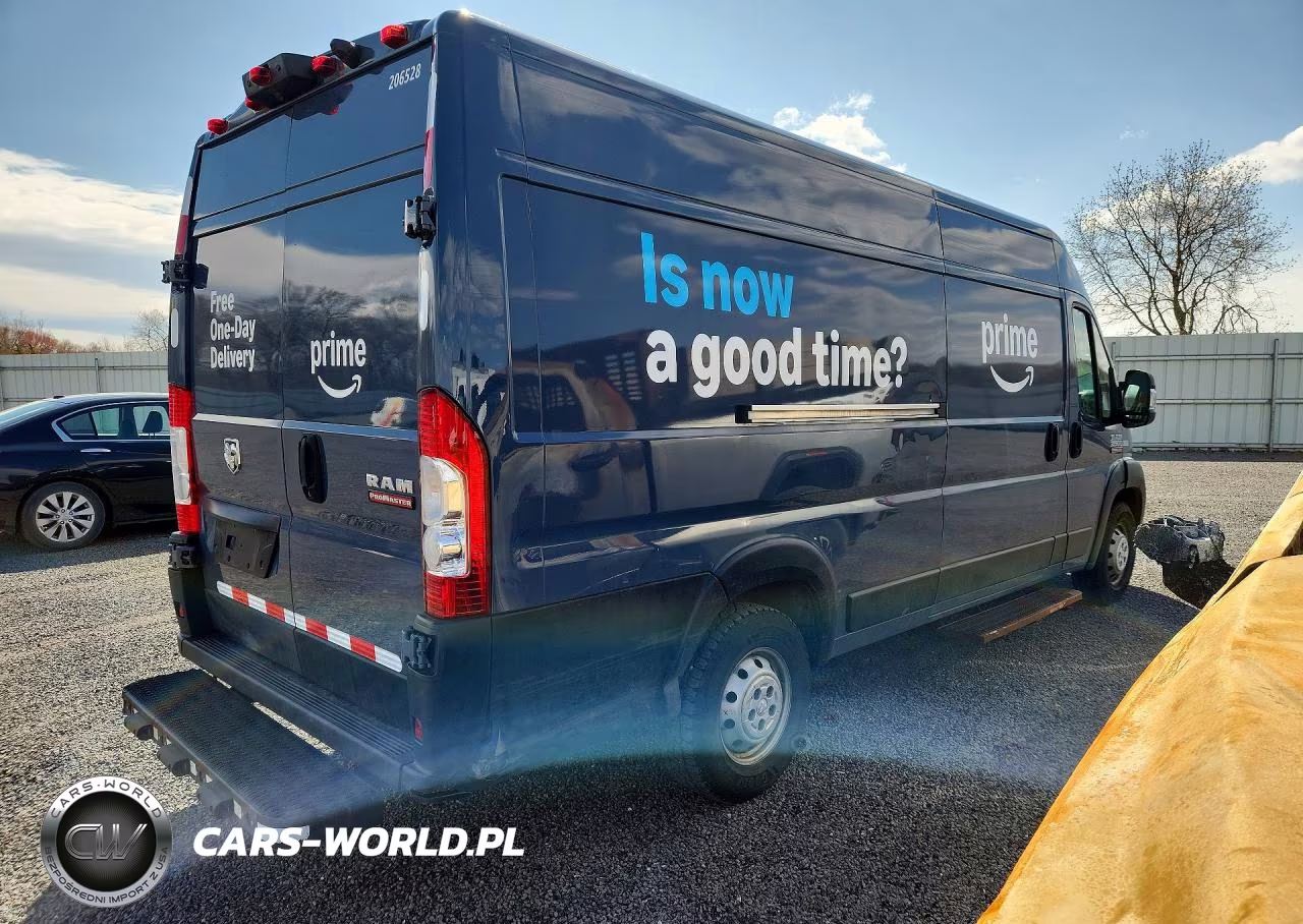 2021 Ram Promaster 3500 Delivery Van VIN:3C6MRVJG0ME544633 - 3