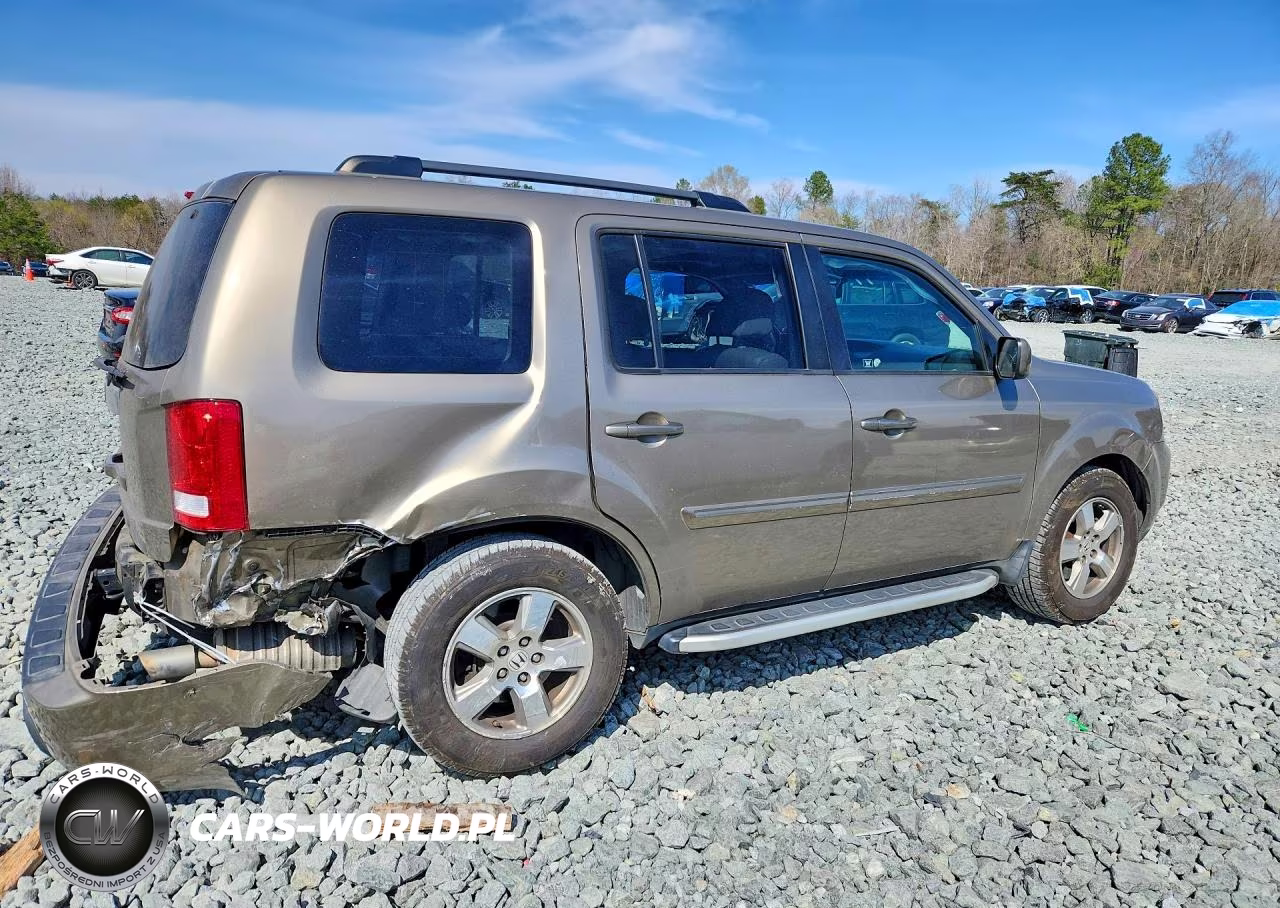 2011 Honda Pilot Exl VIN:5FNYF3H51BB022032 - 3