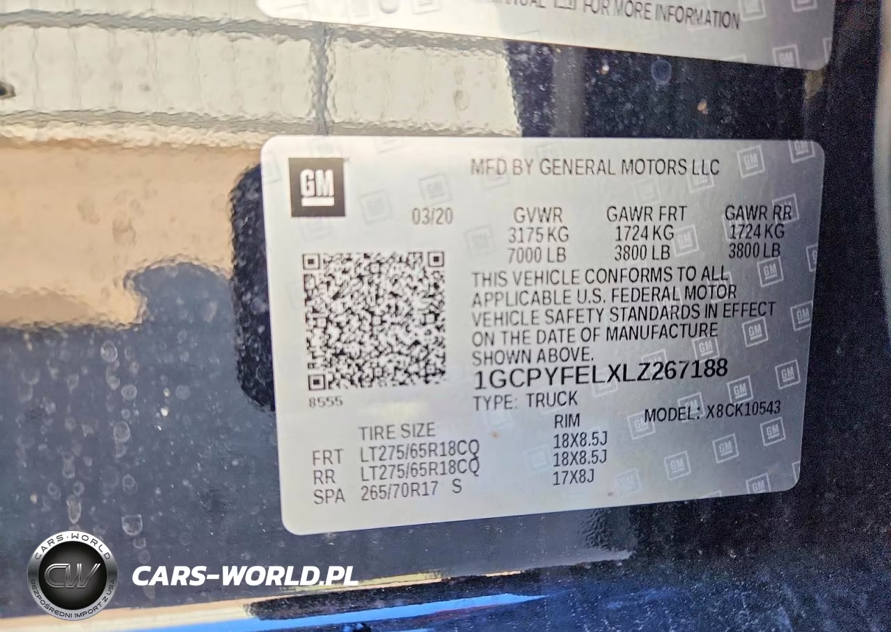 2020 Chevrolet Silverado K1500 Lt Trail Boss VIN:1GCPYFELXLZ267188 - 12