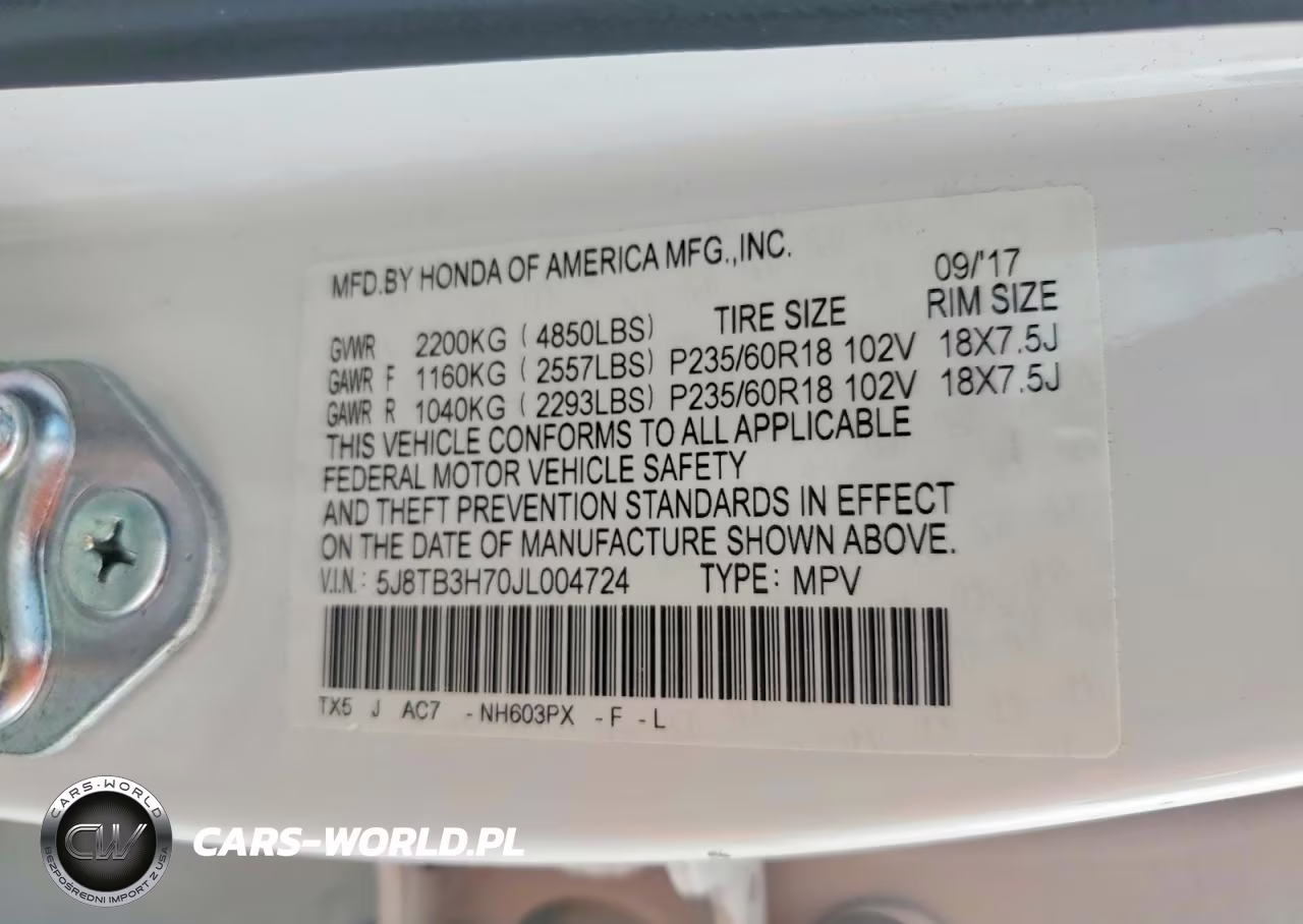 2018 Acura Rdx Advance VIN:5J8TB3H70JL004724 - 13