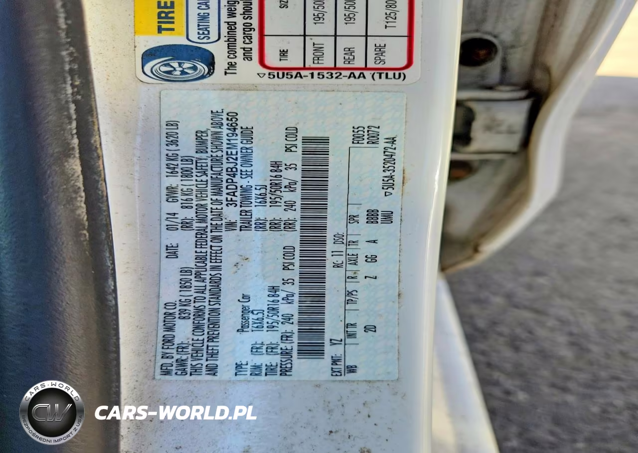 2014 Ford Fiesta Se VIN:3FADP4BJ2EM194650 - 12