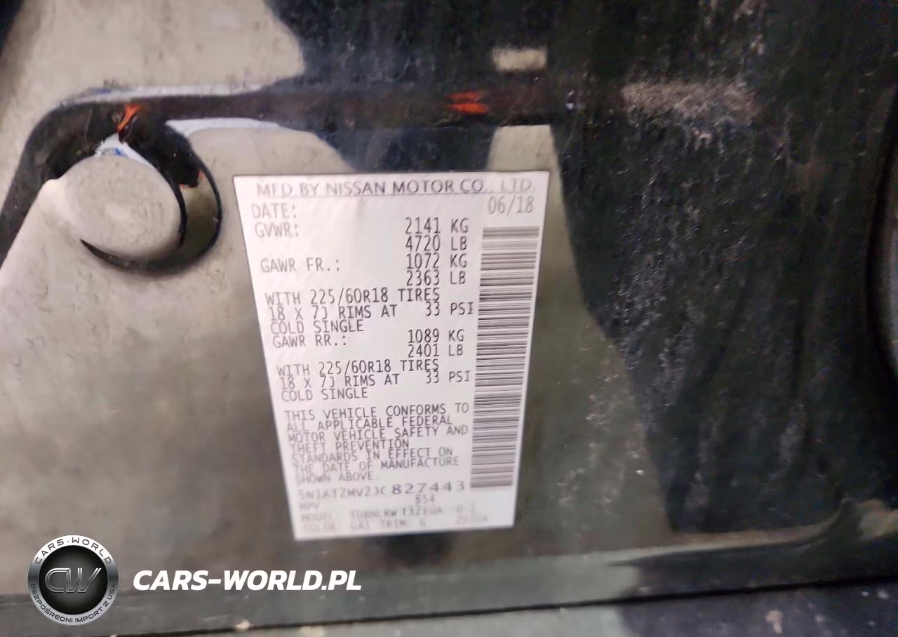 2018 Nissan Rogue Sl VIN:5N1AT2MV2JC827443 - 13