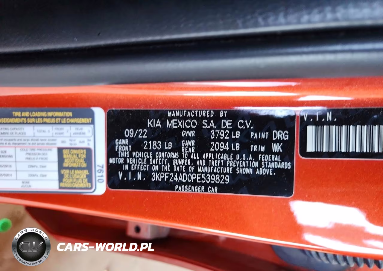 2023 Kia Forte Lxs VIN:3KPF24AD0PE539829 - 12