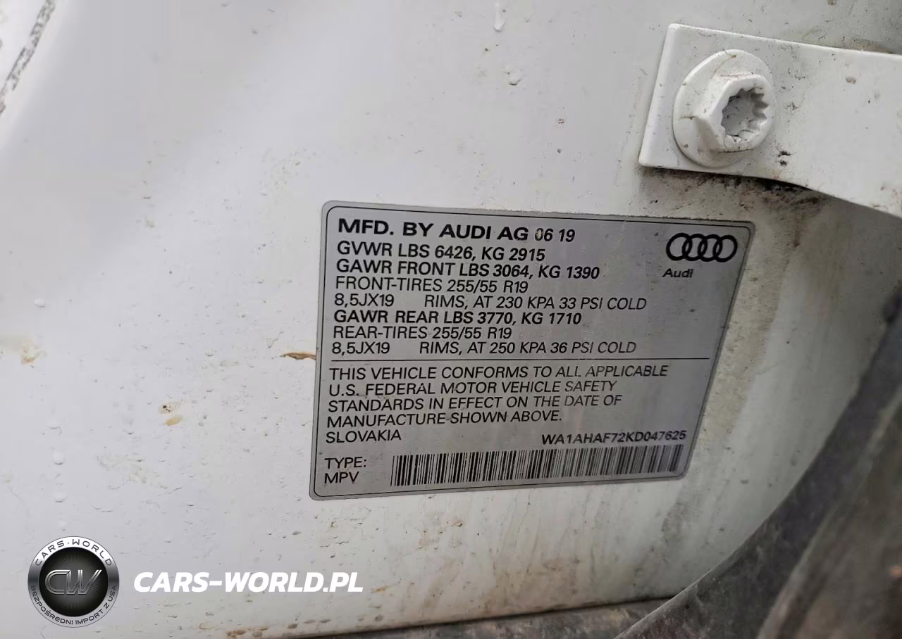 2019 Audi Q7 Premium VIN:WA1AHAF72KD047625 - 13